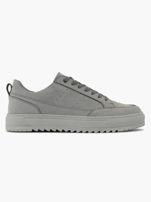 Grijze Leren Sneaker