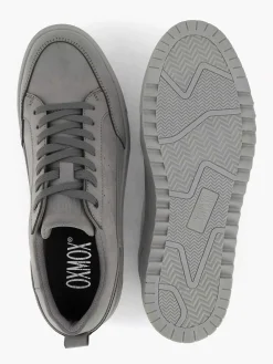 Grijze Leren Sneaker