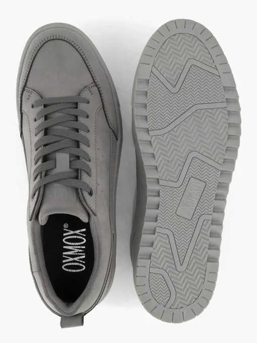 Grijze Leren Sneaker