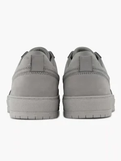 Grijze Leren Sneaker