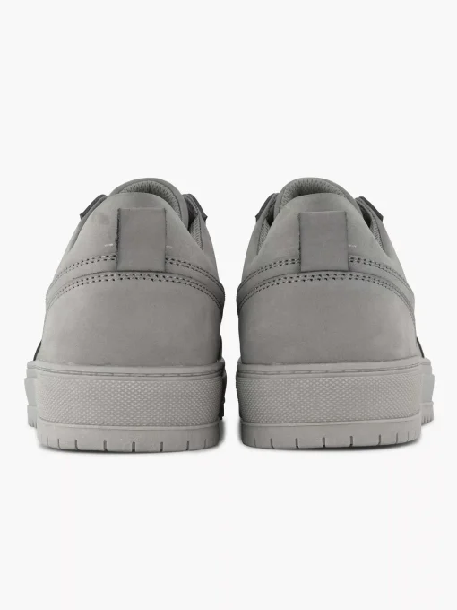Grijze Leren Sneaker
