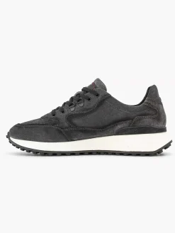 Grijze Leren Sneaker