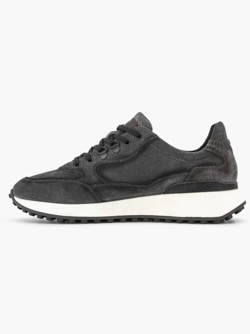 Grijze Leren Sneaker