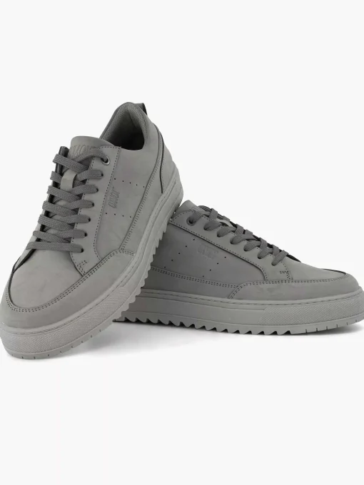 Grijze Leren Sneaker