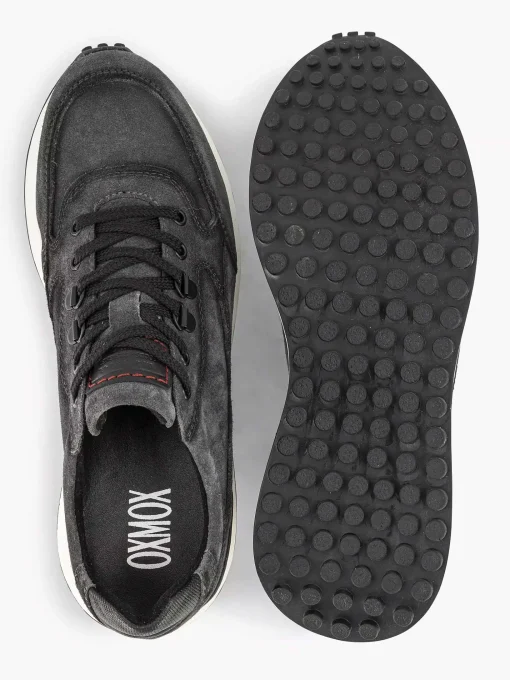 Grijze Leren Sneaker