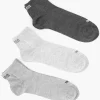 Grijze Quarter Plain 3 Pak 39-42