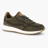 Groene Leren Chunky Sneaker