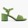 Groene Sandalette Sierketting