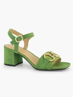 Groene Sandalette Sierketting