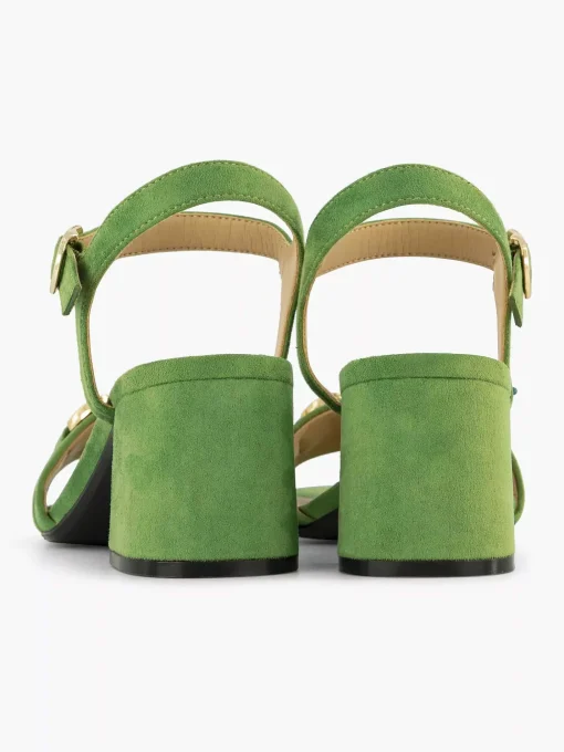 Groene Sandalette Sierketting
