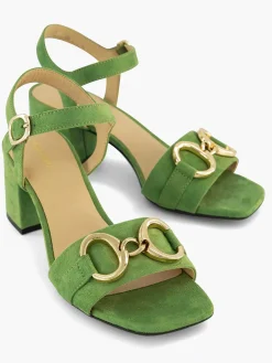 Groene Sandalette Sierketting