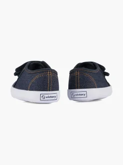 Jeansblauwe Gymschoen Klittenband