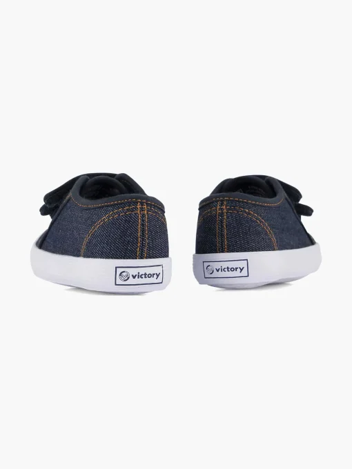 Jeansblauwe Gymschoen Klittenband