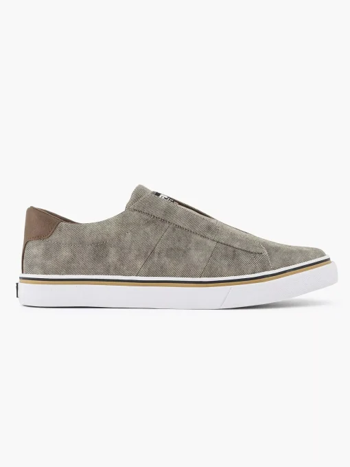 Licht Beige Canvas Instapper
