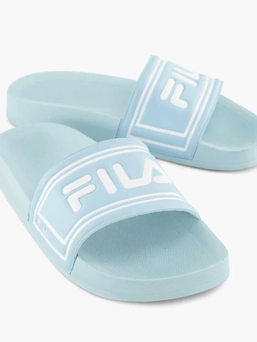 Lichtblauwe Badslipper