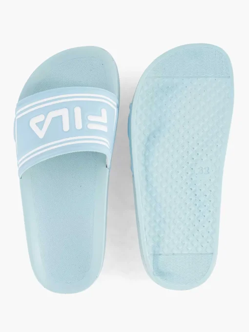 Lichtblauwe Badslipper