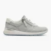 Lichtblauwe Leren Sneaker