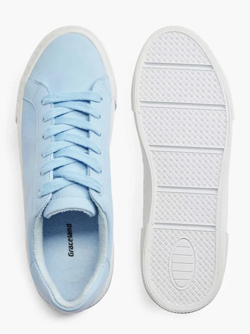 Lichtblauwe Sneaker