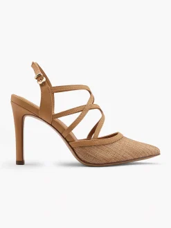 Lichtbruine Slingback
