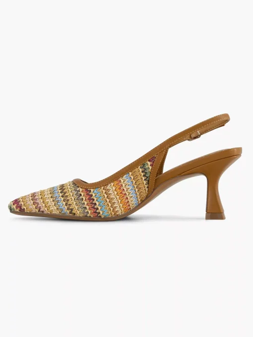 Lichtbruine Slingback