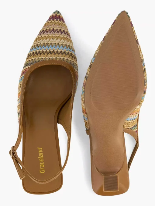 Lichtbruine Slingback