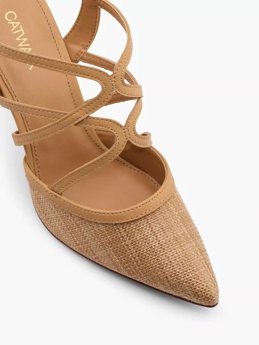 Lichtbruine Slingback