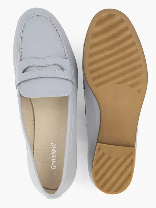 Lichtgrijze Loafer
