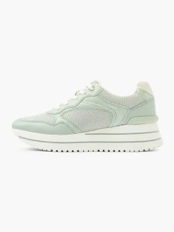 Lichtgroene Sneaker Platform