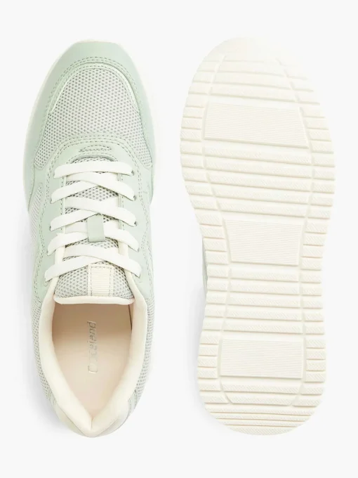 Lichtgroene Sneaker Platform