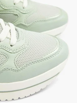 Lichtgroene Sneaker Platform