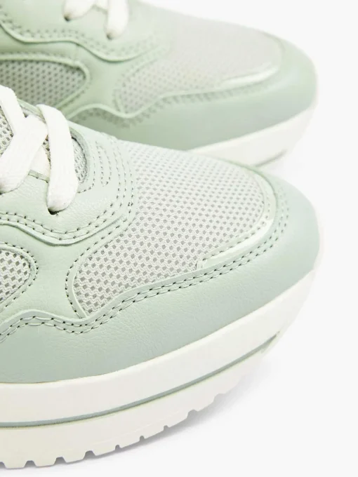 Lichtgroene Sneaker Platform
