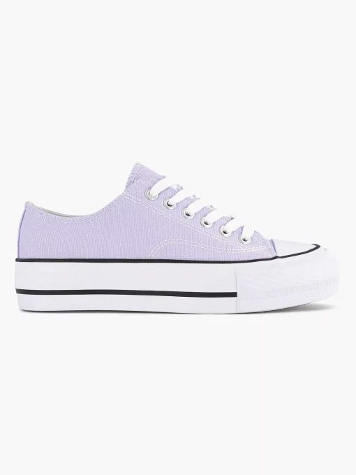 Lila Canvas Sneaker
