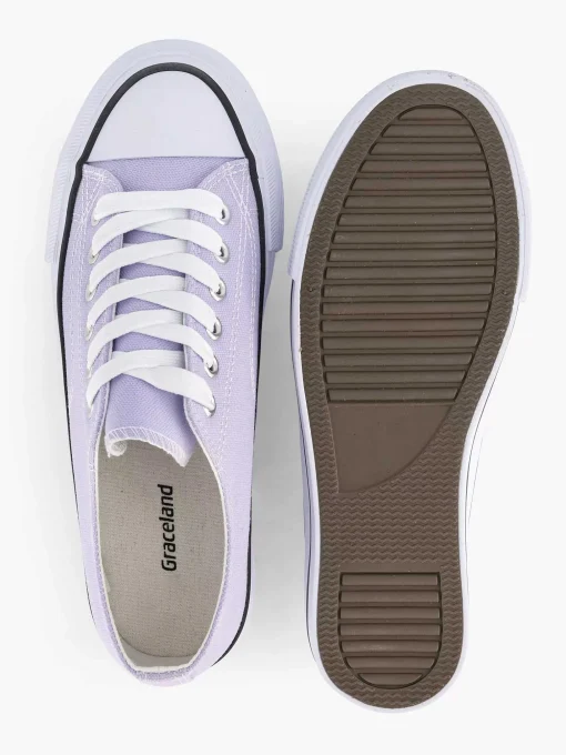 Lila Canvas Sneaker