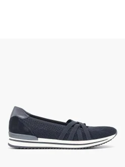 Marineblauwe Comfort Instapper