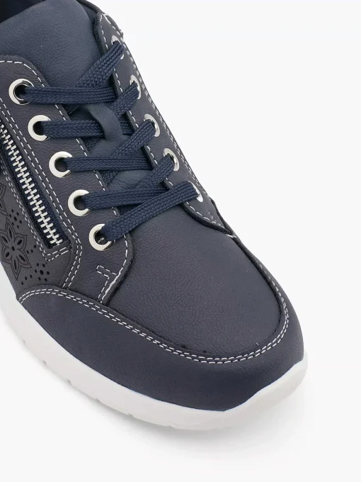 Marineblauwe Comfort Sneaker