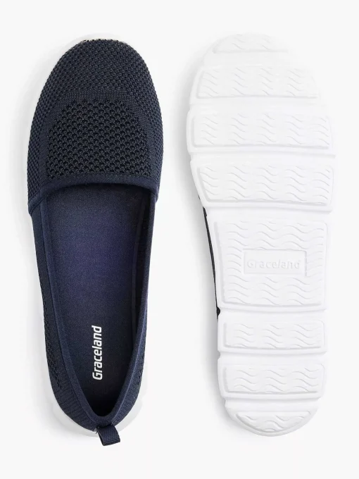 Marineblauwe Instapper Memory Foam