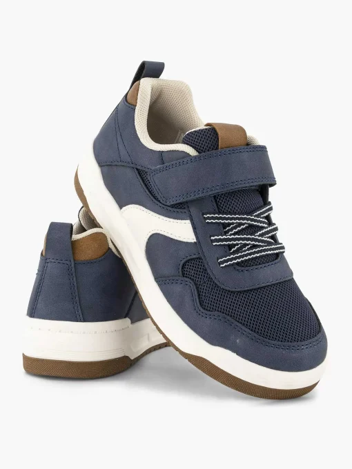 Marineblauwe Velcro Sneaker