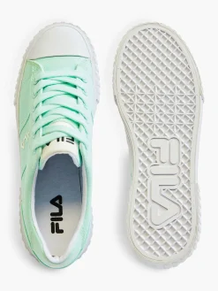 Mintkleurige Canvas Sneaker Platform
