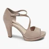 Oud Roze Sandalette