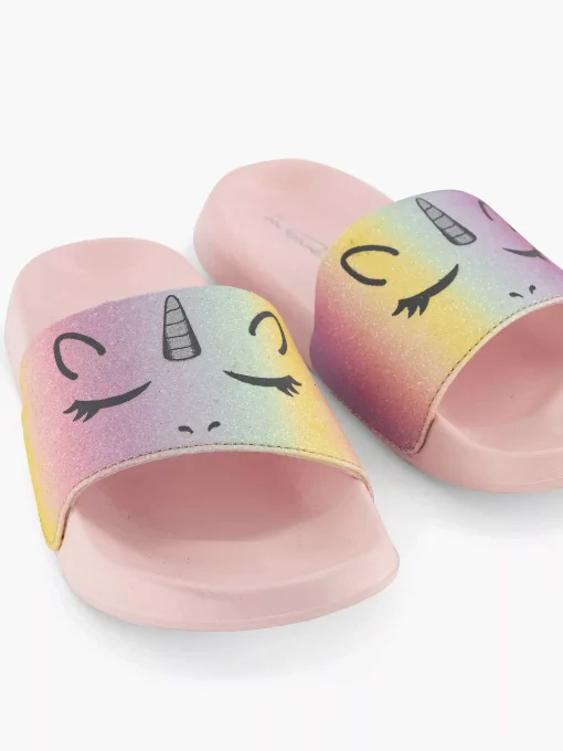 Roze Badslipper Unicorn