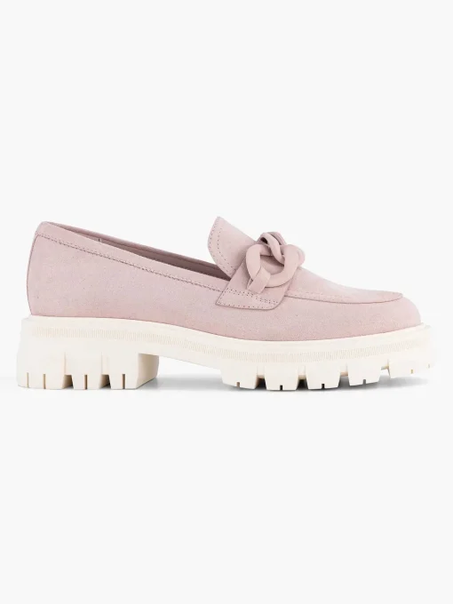 Roze Chunky Loafer Sierketting