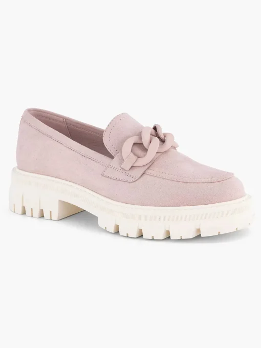 Roze Chunky Loafer Sierketting