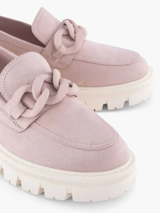 Roze Chunky Loafer Sierketting