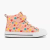 Roze Hoge Canvas Sneaker Fruit