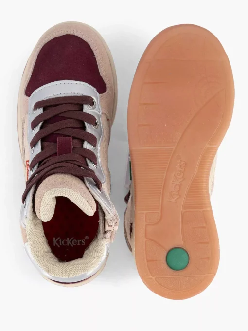 Roze Leren Sneaker