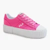Roze Platform Canvas Sneaker