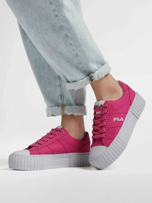 Roze Platform Canvas Sneaker