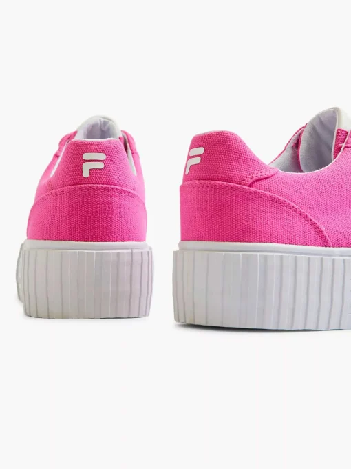 Roze Platform Canvas Sneaker