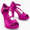Roze Pump Satijn