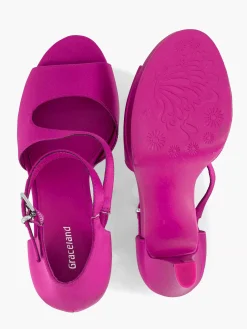 Roze Pump Satijn